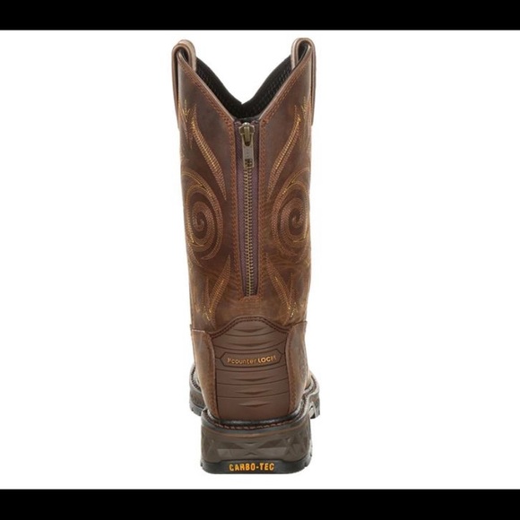 Men's Georgia Carbo-Tec LT Wellington Composite Toe Waterproof Boots - Picture 3 of 4